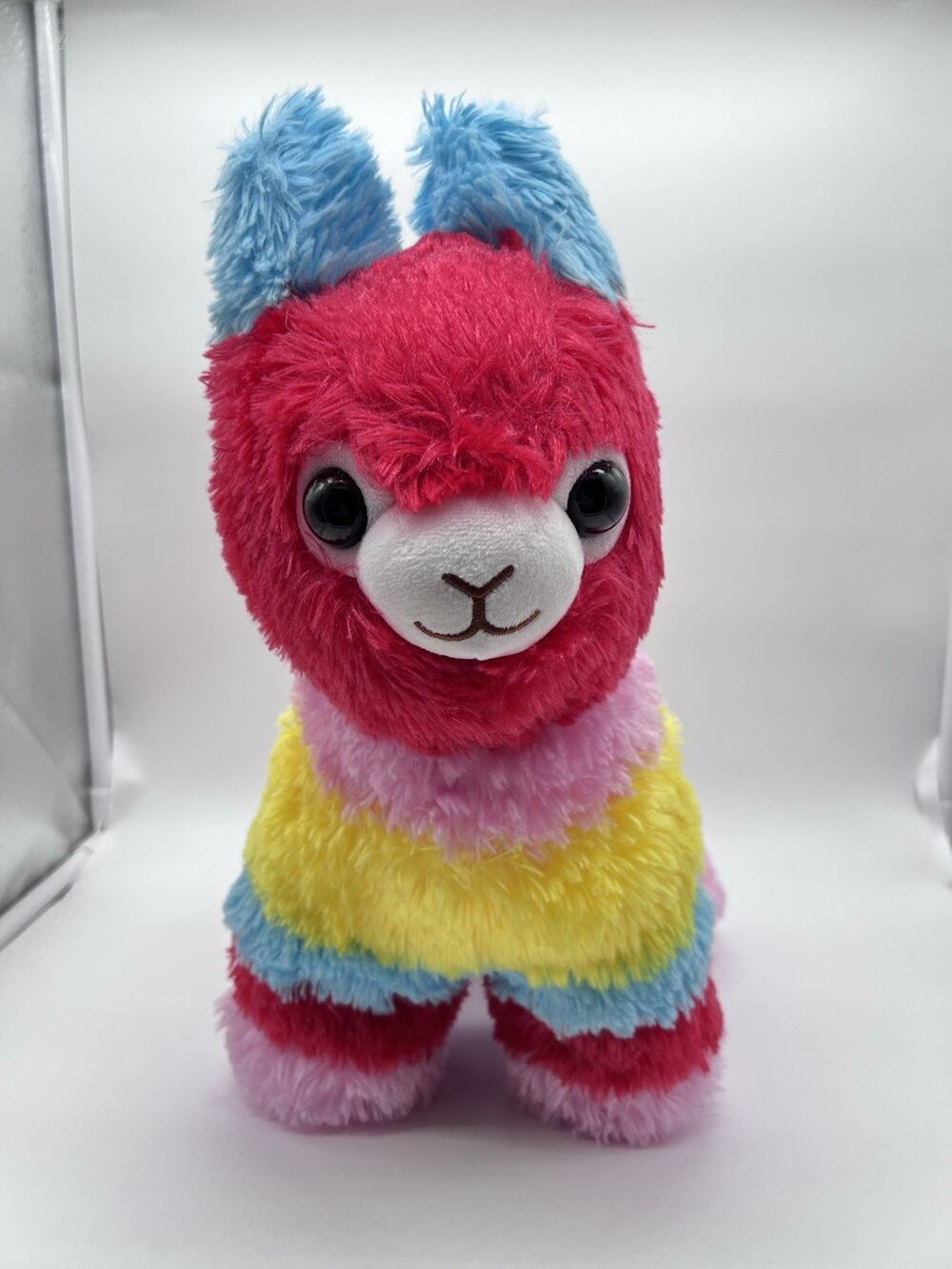 Museum Of Ice Cream Rainbow Llama Pinata Plush Handmade Stuffed Toy Soft 13.5”